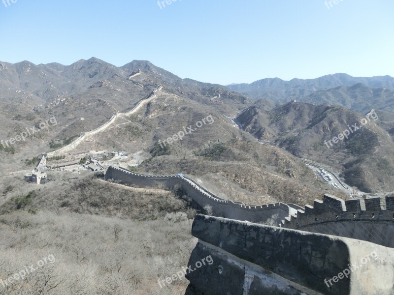 China Great Wall Of China Great Wall Asia Border