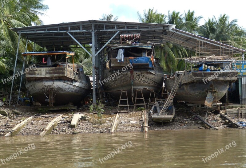 Ship Shipyard Dock Water Boat