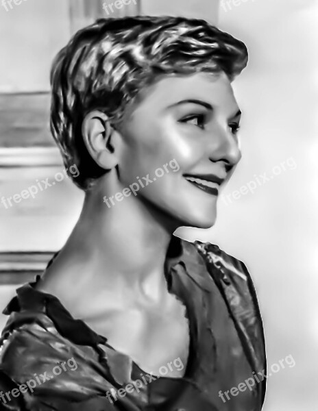 Mary Martin - Female Portrait Screenwriter Theater Producer