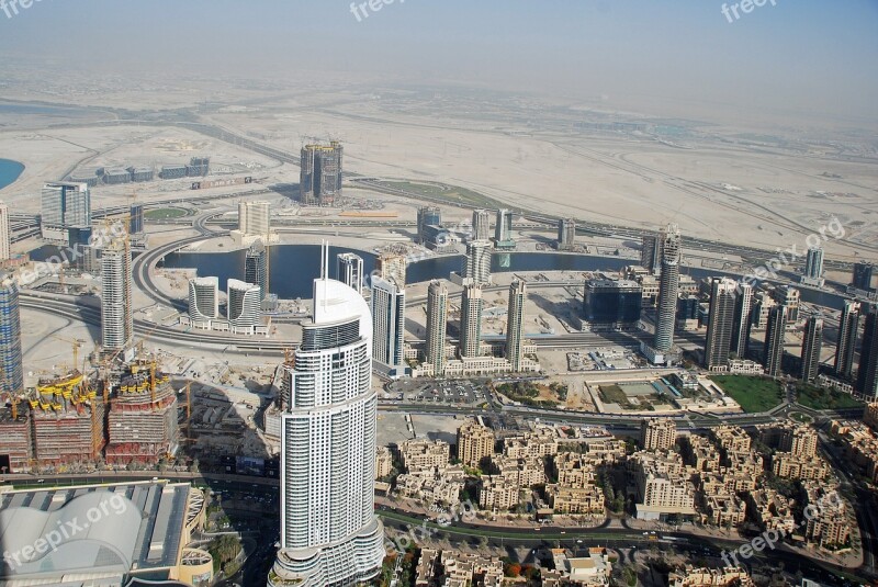 Dubai U A E Aerial Photographs Skyscraper Skyscrapers