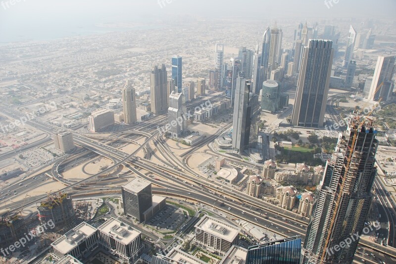 Dubai U A E Aerial Photographs Skyscraper Skyscrapers