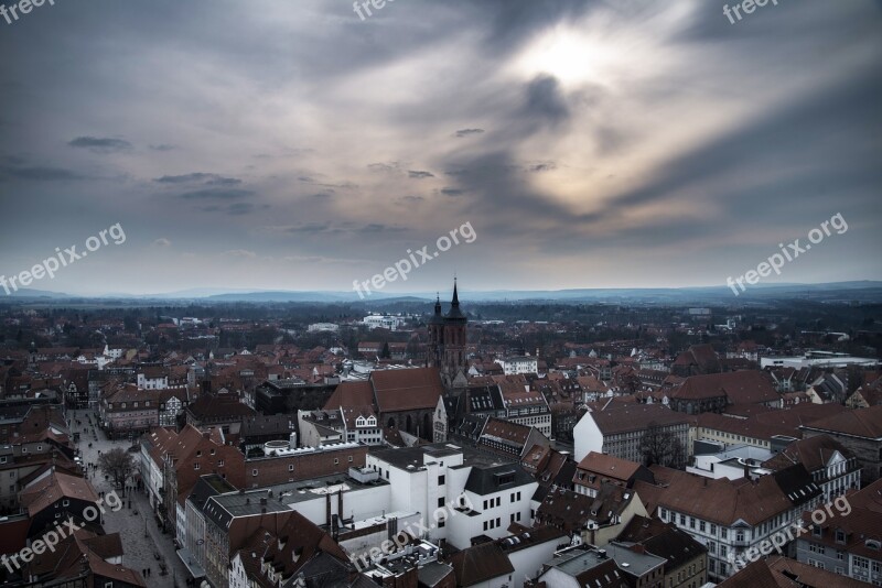 Göttingen Skyline City Germany Houses