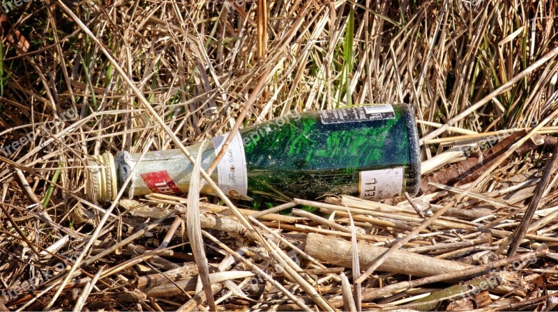 Glass Bottles Garbage Disposal Environment