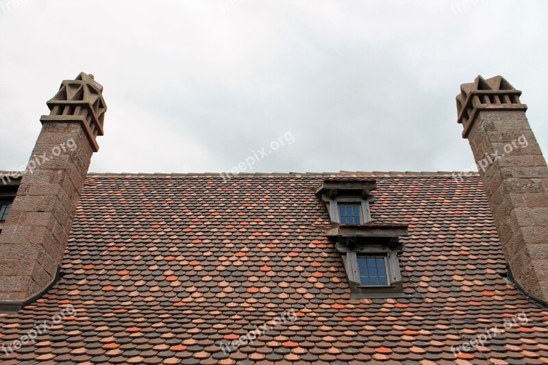 Roof Castle Europe Travel Architecture