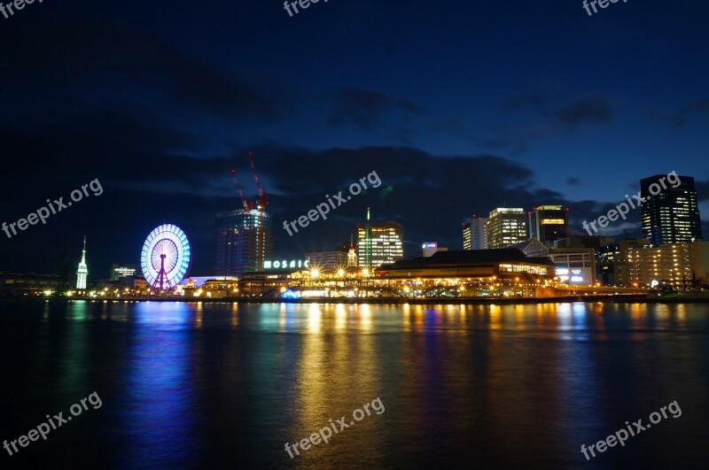 Japan Osaka Osaka Night View Night View Umeda