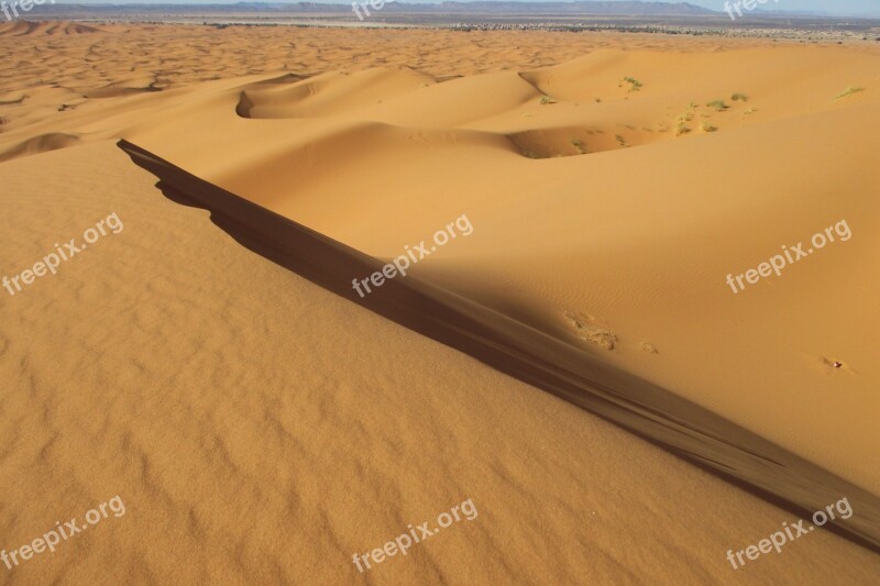 Sand Sahara Desert Structure Dune