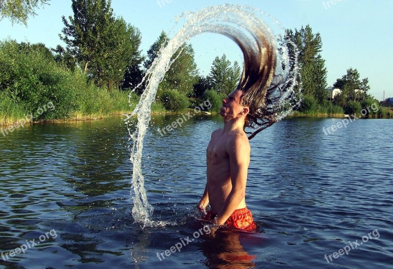 Water Radius Bath Mood Hair