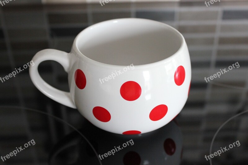 A Cup Of Ceramics Dot Free Photos