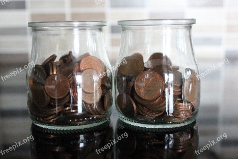 Coins Euro Save Money Glass