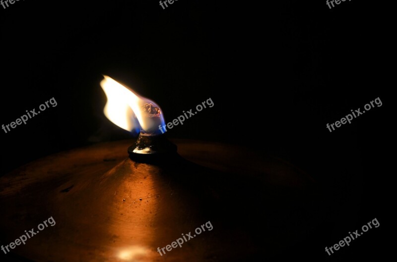 Oil Lamp Flame Lamp Fire Bill