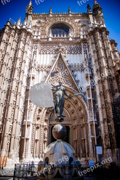 Cathedral Of Seville Spain Sevilla Cathedral Monument