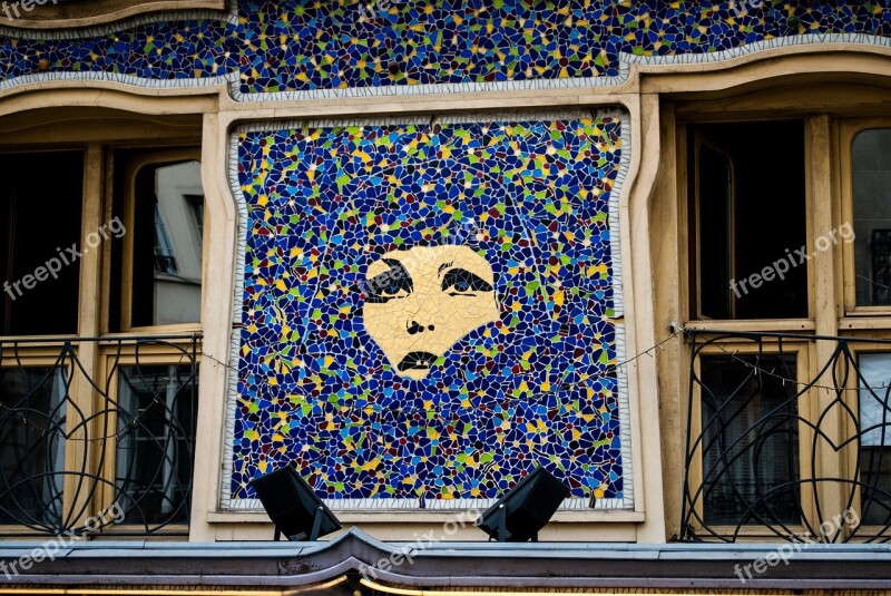 Paris Mosaics Windows Art Free Photos