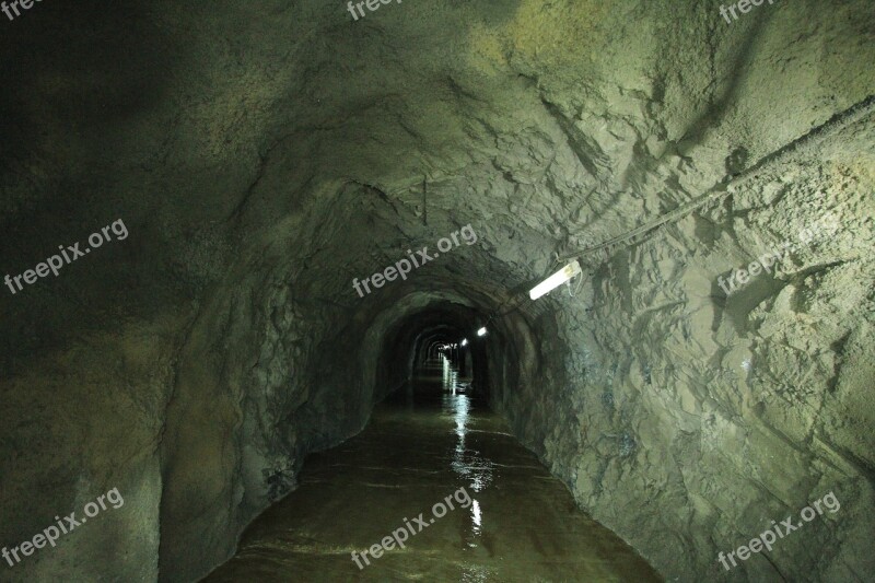 Door Hydroelectric Power Station Water Control Reflection Cave