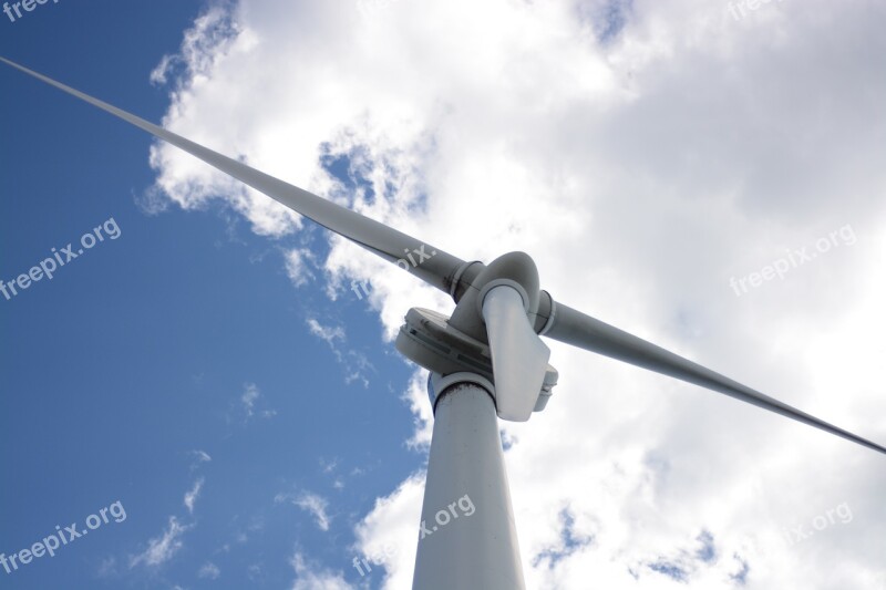 Wind Turbine Energy Power Electricity Sky