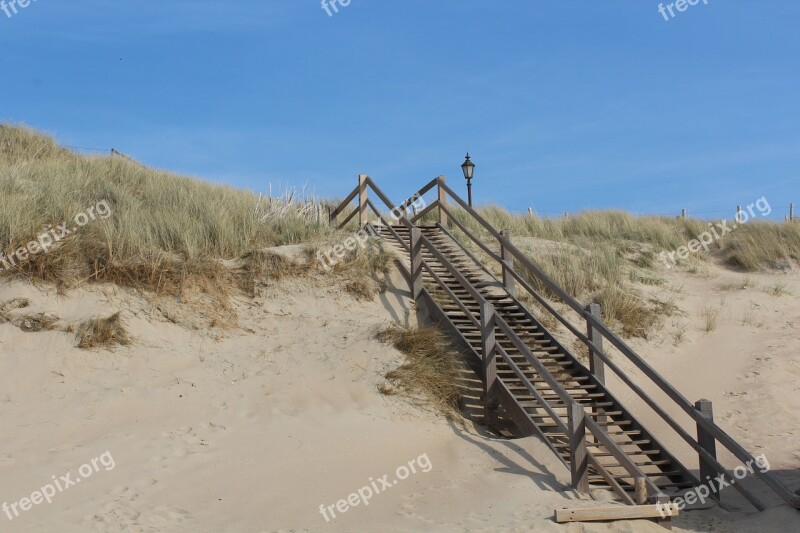 Stairs Dune Sand Beach Steps