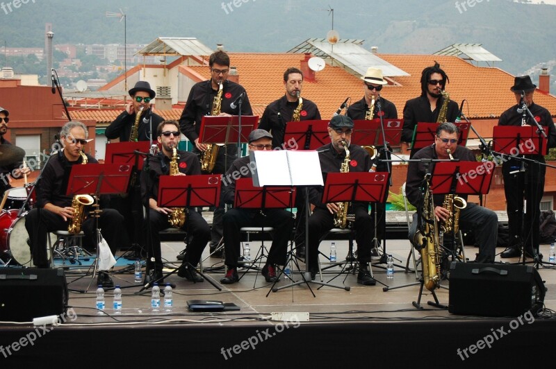 Big Band Jazz Music Orquestra Musician