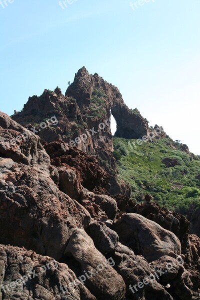 Corsican Nature Rock Landscape Free Photos