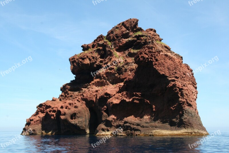 Corsican Nature Rock Landscape Free Photos