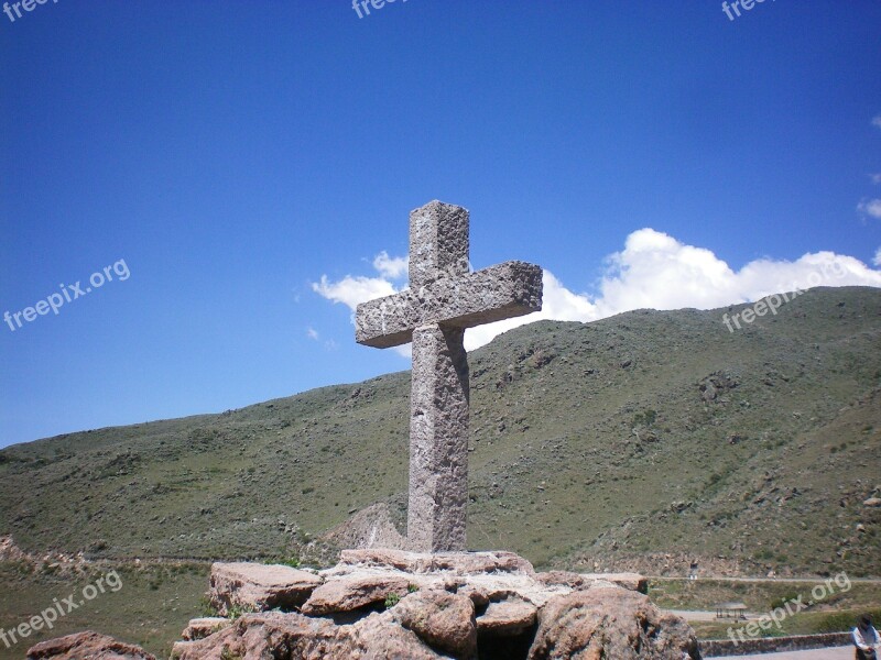 Cruz Colca Canyon Christianity Landscape Salvation