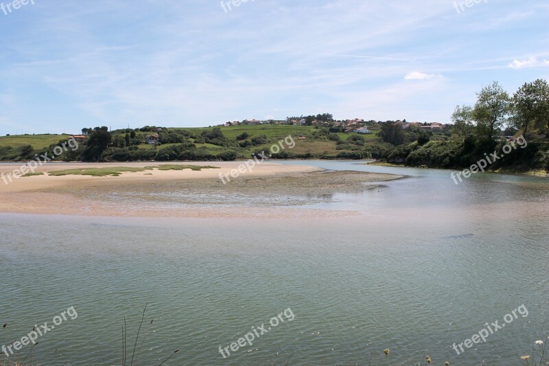 Santander Ria River Sea Landscape