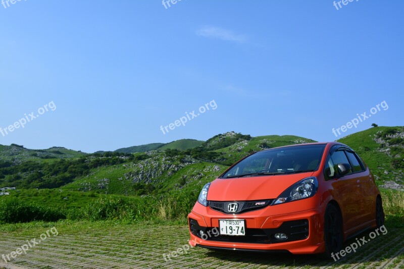 Car Honda Hiraodai Small Landscape