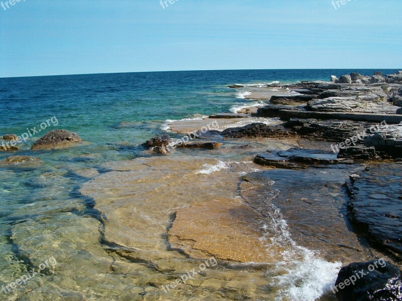 Tobermory Ontario Bruce Peninsula Water Nature Free Photos