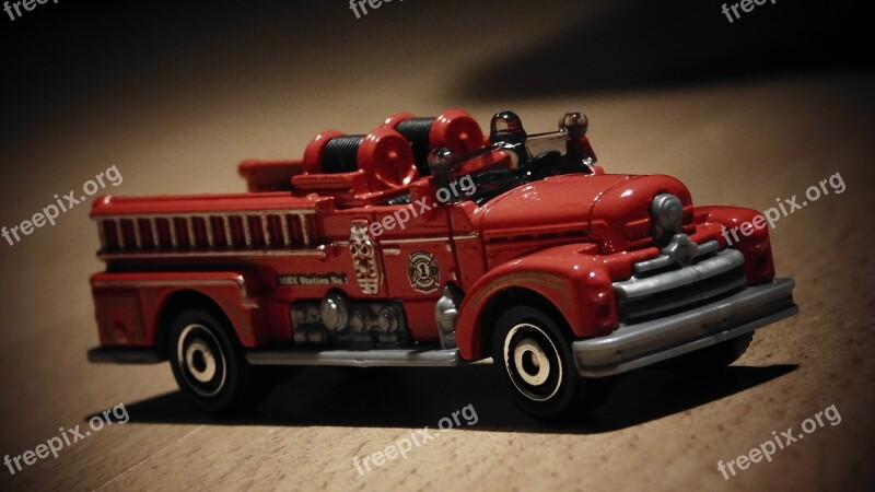 Seagrave Fire Truck Fire Engine Emergency Vehicle Toy Car