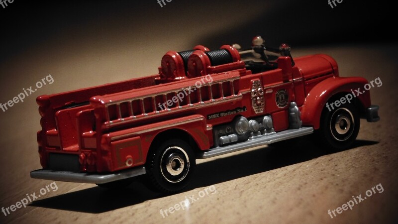 Seagrave Fire Truck Fire Engine Emergency Vehicle Toy Car