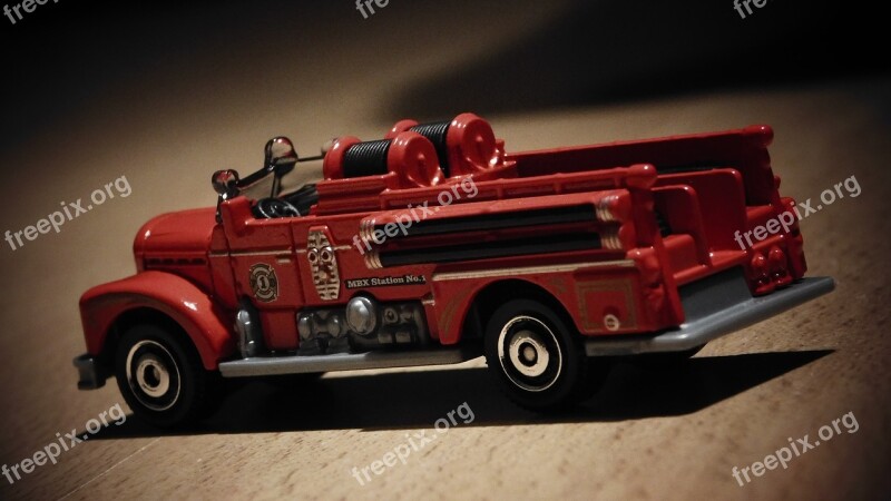 Seagrave Fire Truck Fire Engine Emergency Vehicle Toy Car