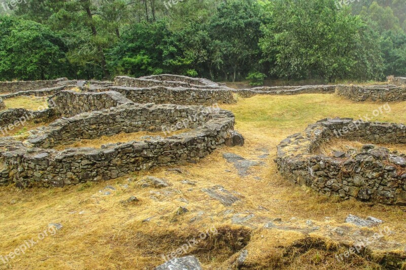 Spain Galicia Castro Village Prehistory