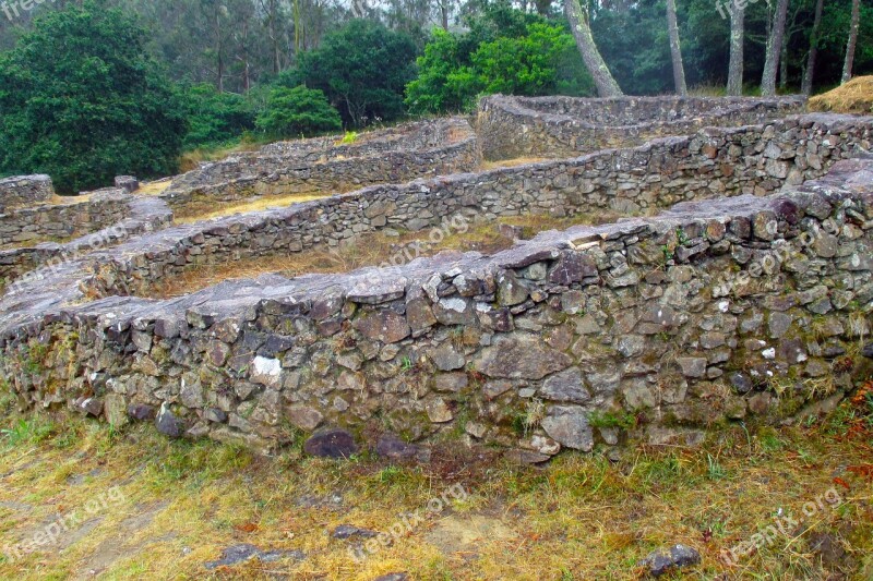 Spain Galicia Castro Village Prehistory