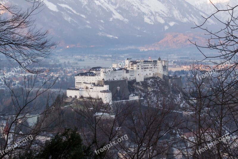 Salzburg Austria Sunrise Morgenstimmung Historic Center