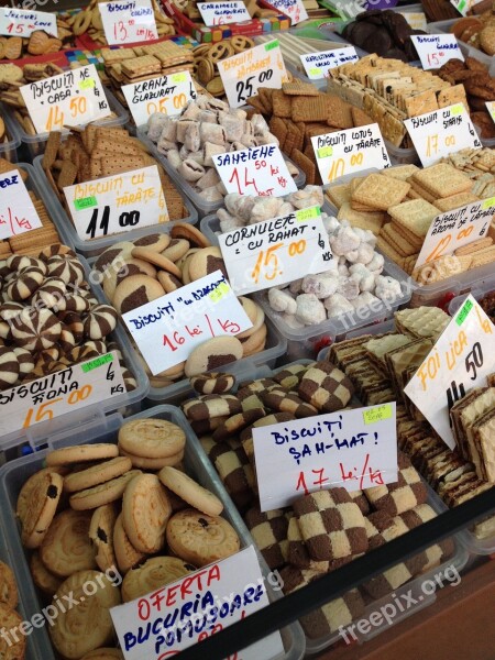 Biscuits Market Sweets Bucharest Romania