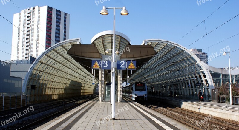 Platform Architecture Modern Station Roof Roof Construction