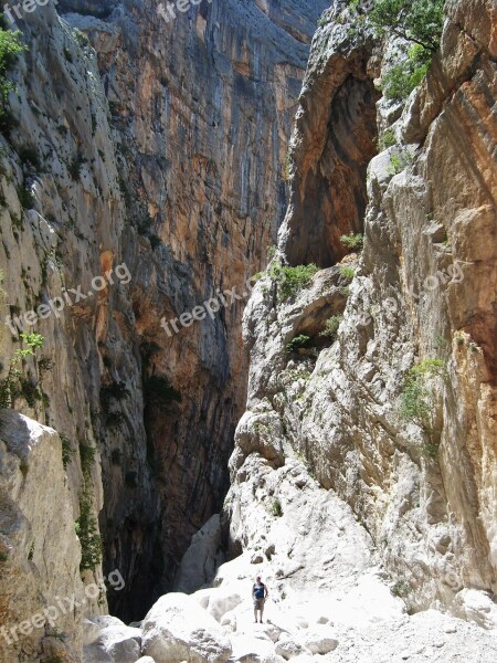 Throat Gigantic Deep Sardinia Italy