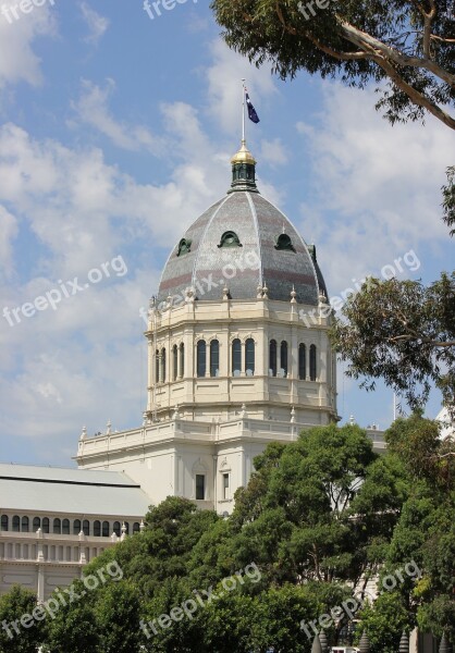 Melbourne Garden Show Building Dome Flag