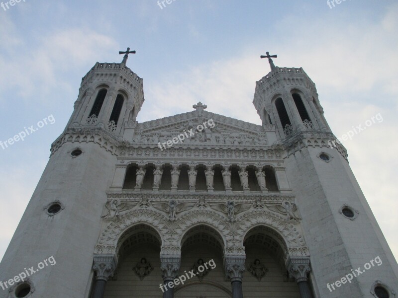 Basilica Fourvière Lyon Architecture Monument Free Photos