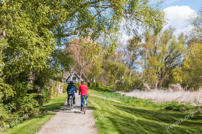 Ostseebad Ahrenshoop Cycling Fischland Althagen Cycle Path