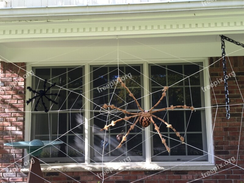 Halloween Decor Outside House Exterior Web