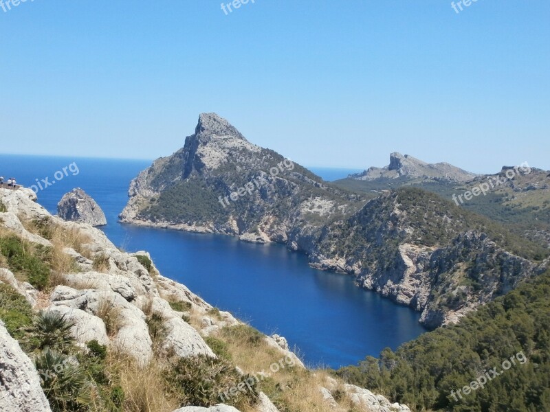 Formentor Rocks Majorca Costa Sea