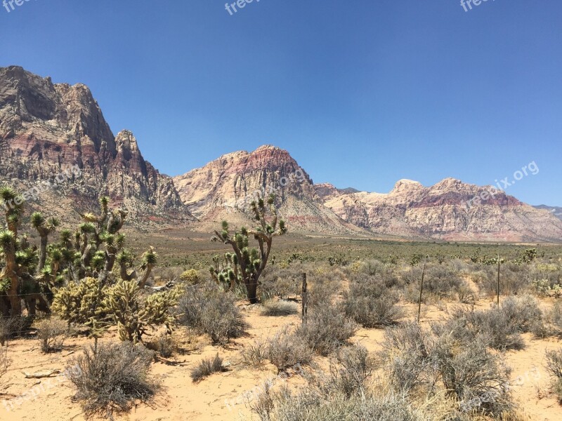 Red Rock Canyon Las Vegas Nevada Las Valley