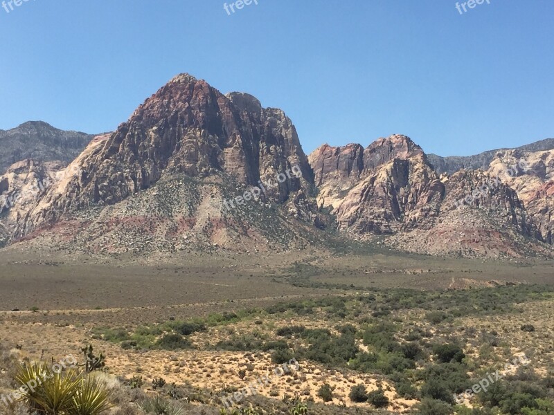 Red Rock Canyon Las Vegas Nevada Las Valley