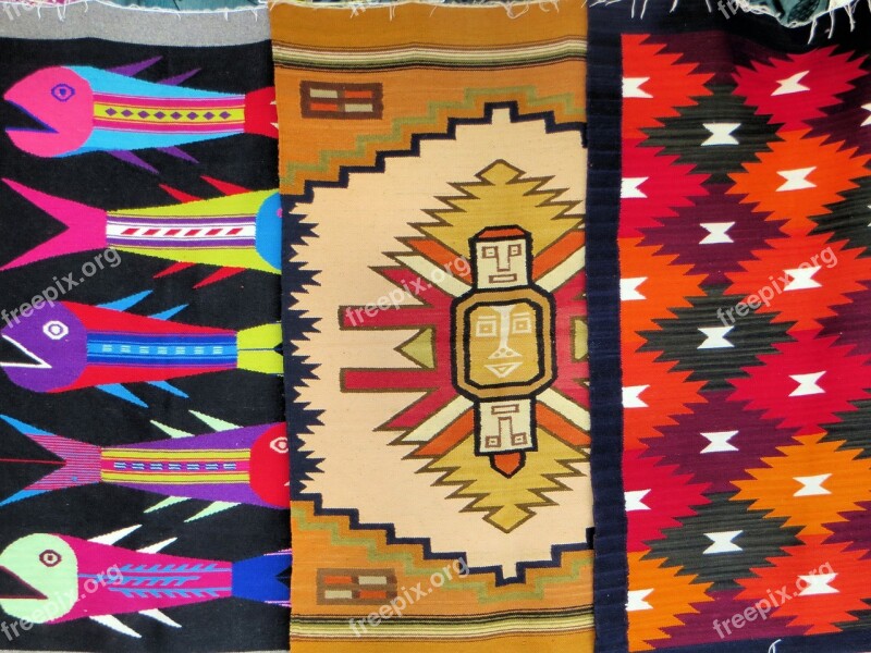 Ecuador Otavalo Market Fabric Ethnic