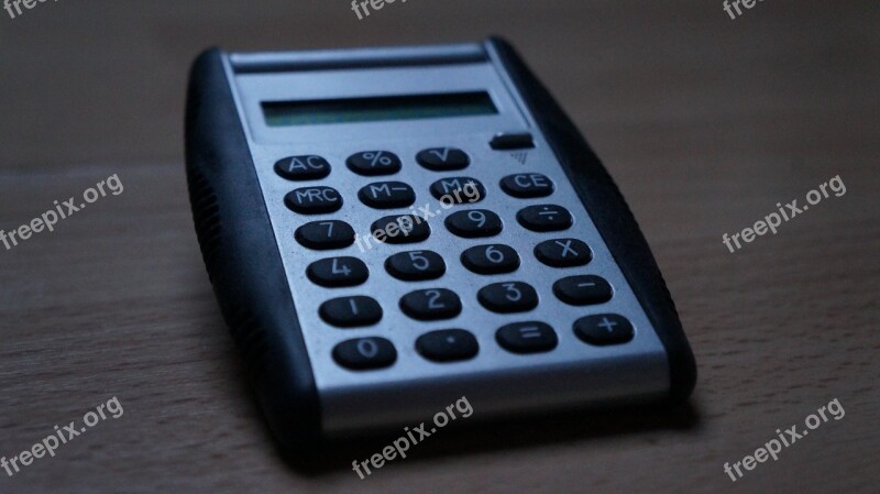 Calculator Grey Oblique Free Photos