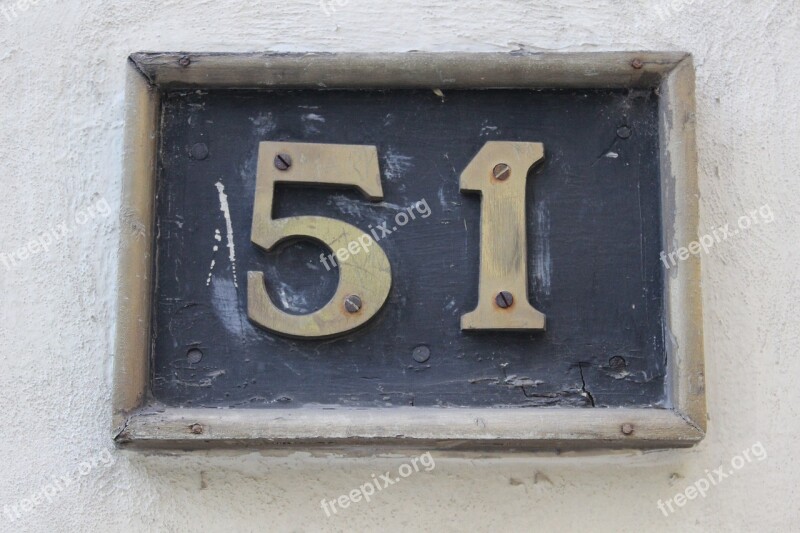 Numbers Street City Free Photos