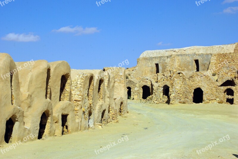 Tunisia Granaries Vaults Building Reserve