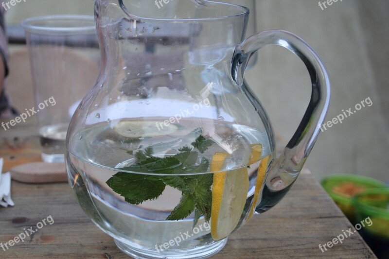 Pitcher Water Glass Free Photos