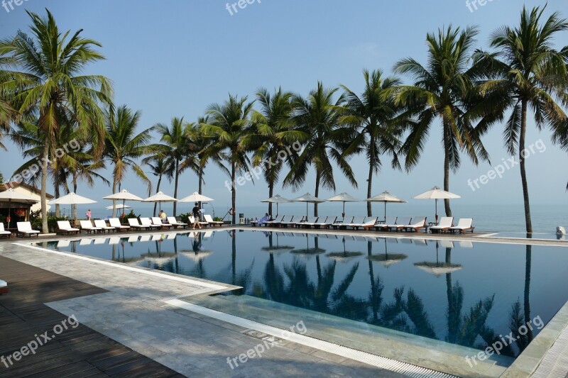 Vietnam South East Asia Hoian Pool Swim