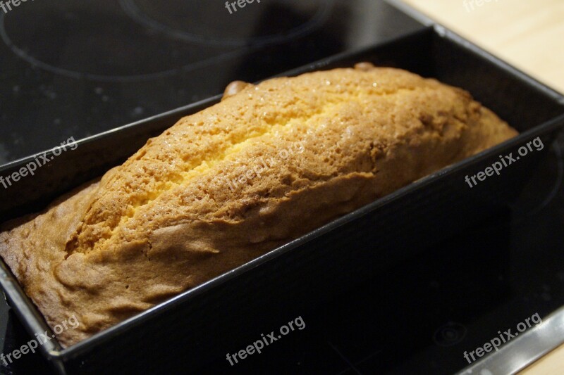 Cake Loaf Pan Bake Baked Oven