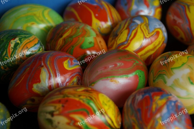 Marbled Easter Eggs Marbled Easter Eggs Colored Colorful